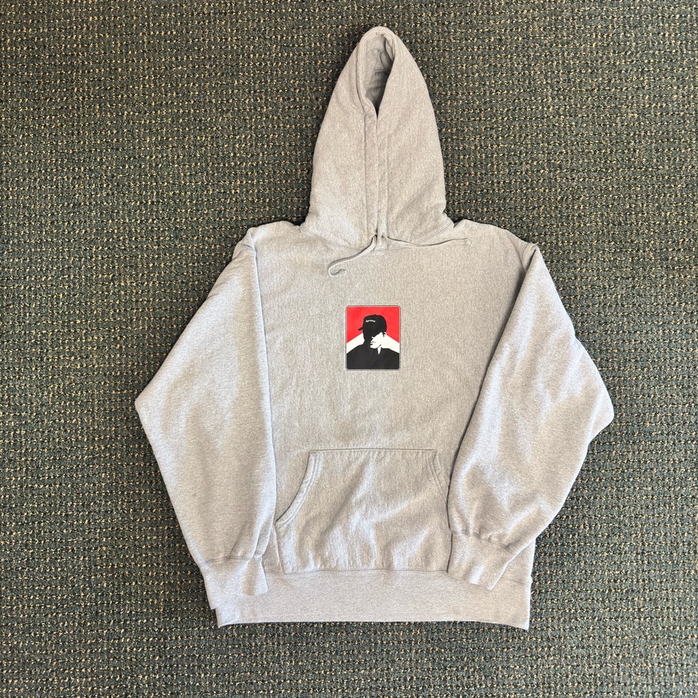 Supreme Gray Hoodie with Graphic